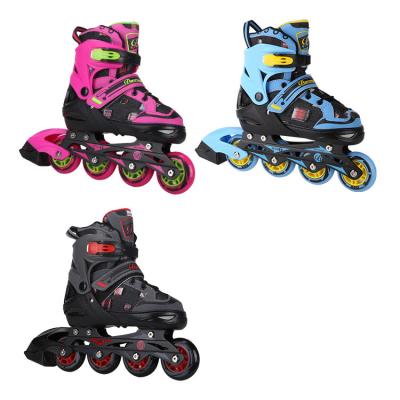 China Instant Comfortable Leather Wheel PU Fiber Blades Integrated Roller Skates Wholesales for sale