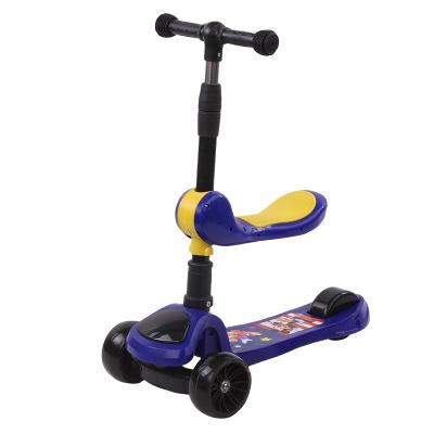 China Child factory sales with colorful light and music kids scooter for sports kids seat scooter 2021 for sale