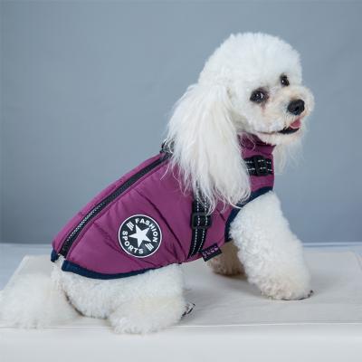 China Viable New Design Luxury Pet Clothes High Fashion Clothes Dog Jackets With Harness for sale