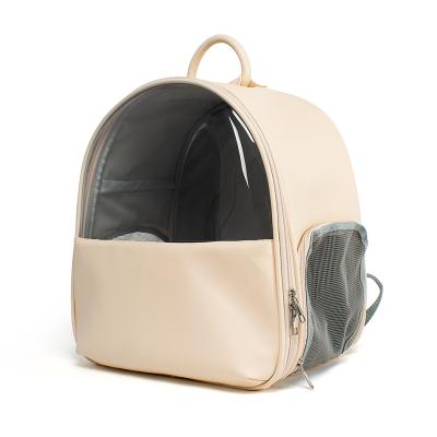 China Viable Design Fashion Popular PU Leather Carrier Large Size Backpack for sale