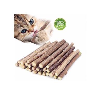 China Factory price viable pet cat teeth cleaning stick silvervine matatabi stick for sale