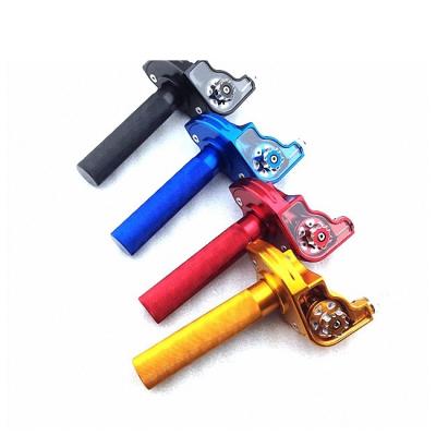 China Custom Milling Aluminum Hand Throttle Grips Anodized CNC AluminumTwist Hand Throttle Grips For Dirt Pit Bike for sale