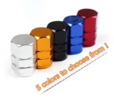 China Aluminum Aluminum Car Tire Valves Decorate Covers Auto Accessories Trim 4PCS/SET for sale