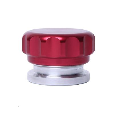 China Top Rated Aluminum Filler Cap Custom Anodized CNC Machined 6061 Aluminum Fuel Tank Caps For Cars for sale