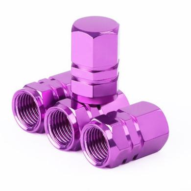 China Aluminum Auto Car Anodized Aluminum Tire Stem Valve Cover Value Cap for sale