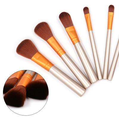 China Angular Blush 12 Pieces Cosmetic Biodegradable Gold Eyeliner Lip And Pro White Makeup Brush Powder Foundation Eyeshadow Tool for sale