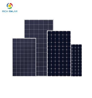 China Solar power support system installation 100w 200w 300w 420w 540w solar panels in china for sale