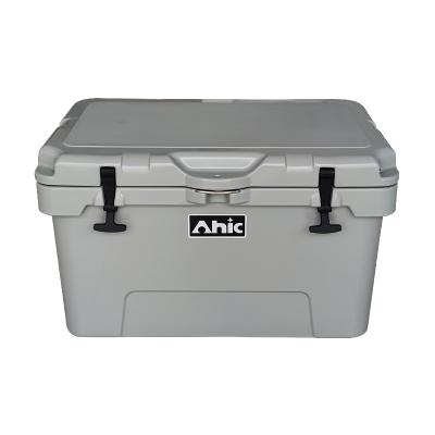 China Waterproof 2021 45QT Promotional Displacement Carry Ice Cooler Box for sale