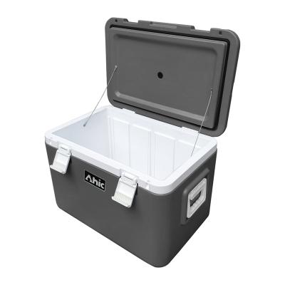 China Custom logo 50l waterproof cheap camping ice chest portable cooler box for sale