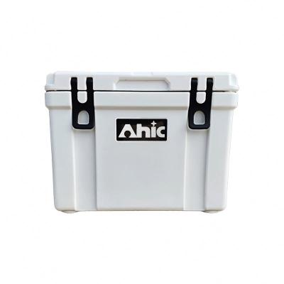 China AHIC Waterproof White 45 Quart Rotomolded Cooler Box Roto-Molded Camping Cooler And Ice Box for sale