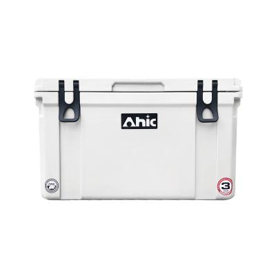 China AHIC Waterproof White 45 Quart Rotomolded Cooler Box Roto-Molded Camping Cooler And Ice Box for sale