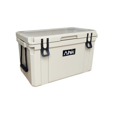 China Waterproof 55qt Hunting Fishing Ice Cooler Ice Chest Cold Box For Outdoor Use for sale