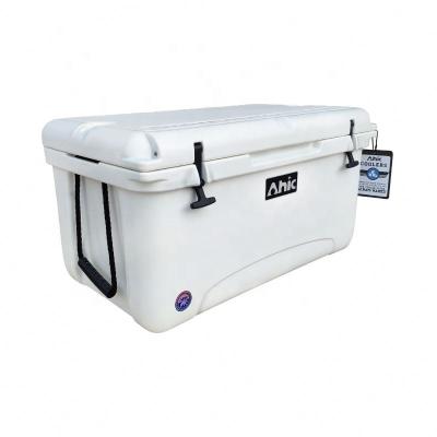 China 68QT Waterproof Custom Plastic Disposable Cooler Box Logo Cooler Box Insulated Cooler Large For Outdoor Use for sale