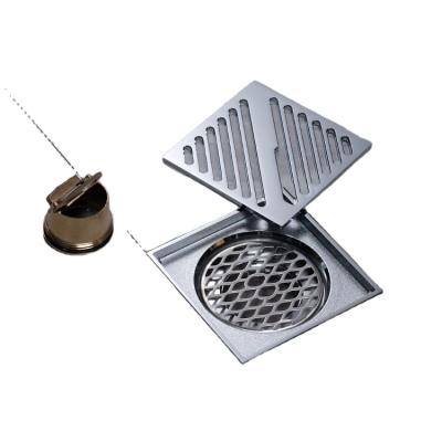 China Stainless/Brass Modern Natural Style Outlet Floor Drain Floor Drain Horizontal Modern Floor Drain for sale