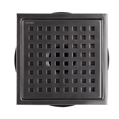 China New modern style floor drain outlet cheap horizontal floor drain filigree sus304 for sale