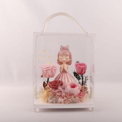 China Hot Selling Recyclable Plastic Gift Box XP2021120201 Organizer Acrylic Magnetic Gift Packing Box for sale