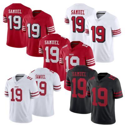 China Breathable 2022 New Men's San Francisco 19 # Deebo Samuel Excellent Embroidery Stitched America Football Sport Fashion Game Top Jerseys for sale