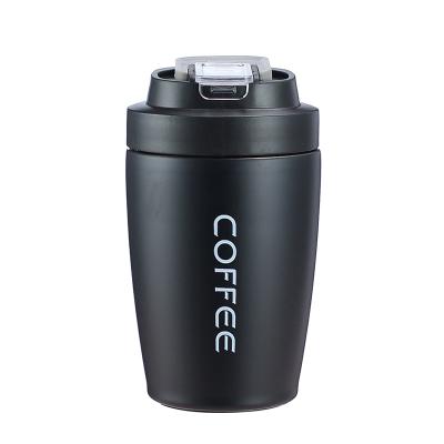 China Amazon Business 340ml Car Stainless Steel Thermos Portable Hot Selling Portable Coffee Mug with Sippy for sale