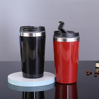 China PORTABLE 304 Stainless Steel Thermos Cup 304 Stainless Steel Thermal Insulation Cold Water Cup Car 450ml Outdoor Cup for sale