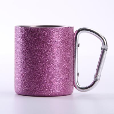 China New Star PORTABLE Instant Creative Student Mountaineering Stainless Steel Powder Double Cup Portable Coffee Mug for sale