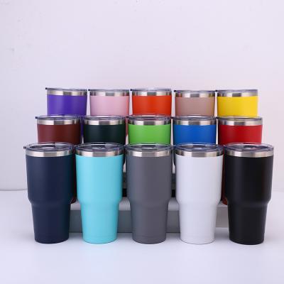 China Solid Colors 20oz/30oz Modern Car Thermos Beer Mug Stainless Steel Thermos Ice Bar Tumbler for sale