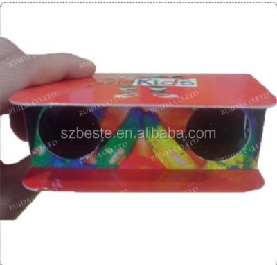 China Christmas Party Glass Paper Gift! 3d viewer / 3d paper stereo paper stereoscope for sale