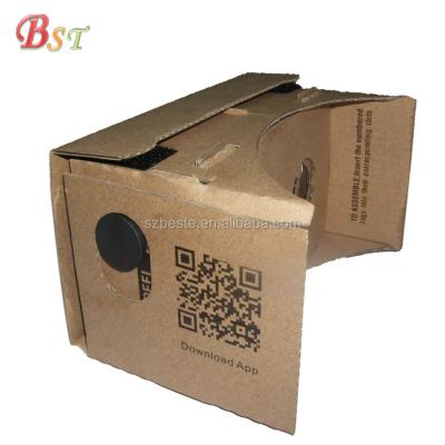 China High Quality Card Board Compatible With Android/Iphone Mobile Phone Cardboard VR Google For 4.7