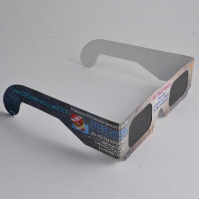 China Christmas Festive Chile December Paper Solar Eclipse Glasses for sale