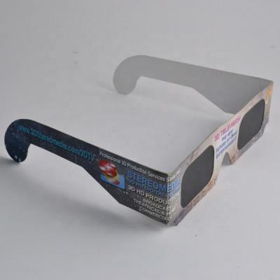 China Christmas Festive December Chile Paper Solar Eclipse Glasses for sale