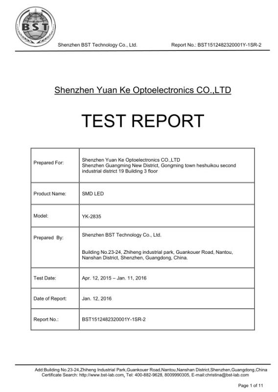 LM-80 - Shenzhen Yuanke electronic Co..Ltd