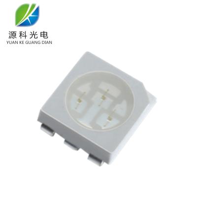 China 0.2 W Green Smd 5050 Led Chips 15 - 20 LM Luminous Flux Long Life Span for sale