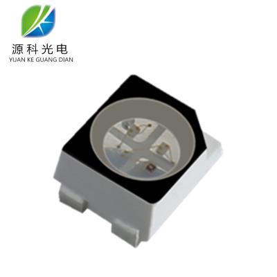 China Black 3528 Rgb Led Chip Top View 1.90 Mm Height With Colors Clear Window Display for sale