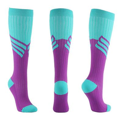 China Wholesale High Quality Breathable Bright Elastic Prevent Varicose Veins Stockings Sports Compression Socks for sale