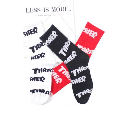 China QUICK DRY Socks with High Quality Custom Printed Cotton Logo Designer Sports Men's Socks Customized by logo for sale