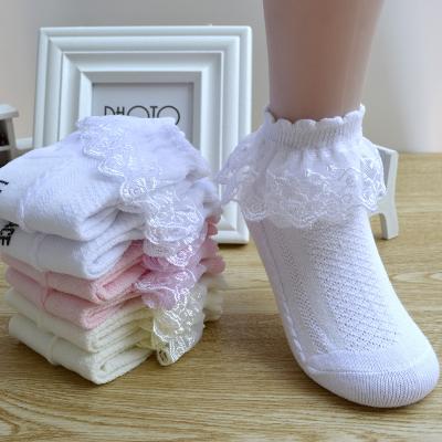 China Wholesale Cute QUICK DRY Toddler Princess Lace Summer Girls Ruffle Lace Loose Socks Babies for sale