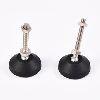 China Factory Modern Furniture Hardware Adjustable Leveler Glider Machine Leveling Feet To Bolt Swivel Leveling Feet for sale