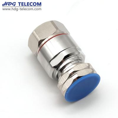 China RF Connector RF DIN 7/16 Male Plug Straight Connector For 7/8 Flexible Coaxial Cable for sale