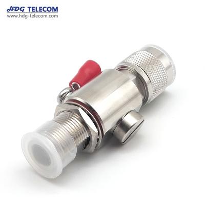 China Male N Type Surge Arrester DC-6G N to Female Gas Discharge Tube Lightning Surge Arrester for sale