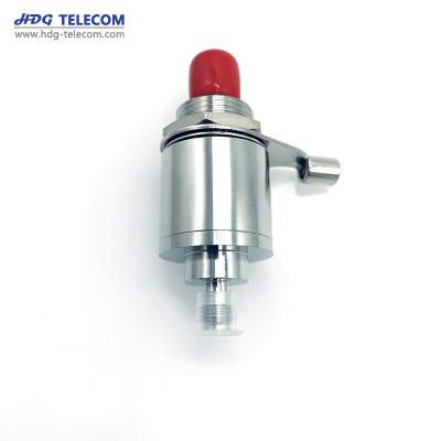 China DC-6G SMA Male To Female Bulkhead RF Lightning Surge Arrester SAGT-BSMAMF-6G for sale