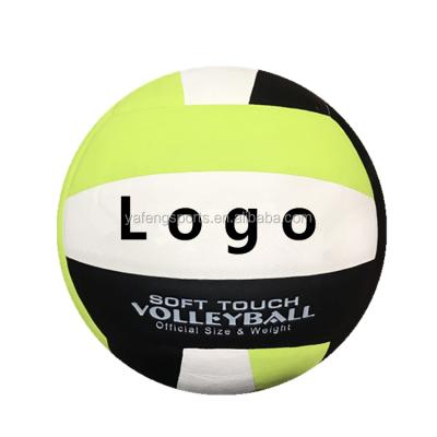 China Volleyball Playing High Quality Laminated Soft Volleyball PU Volleyball Ball Wholesale For Beach Training for sale