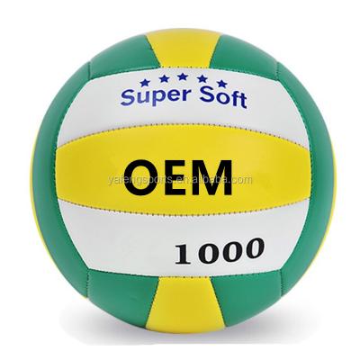 China Volleyball Playing Quilted Wholesale PU Volleyball Soft Ball Volleyball Ball For Beach Training for sale