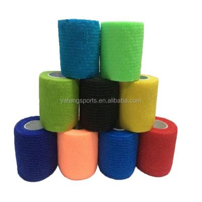 China High Quality Safty 10cm Hot Selling Sports Waterproof Horse Veterinary Colorful Medical Nonwoven Elastic Cohesive Bandage Cohesive Bandage for sale