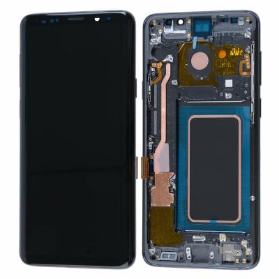 China S9 plus G960 display digitizer assembly with frame S9plus lcd screen for sale