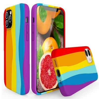 China Liquid TPU Rain Silicone Case For Iphone12 12pro 12promax for sale