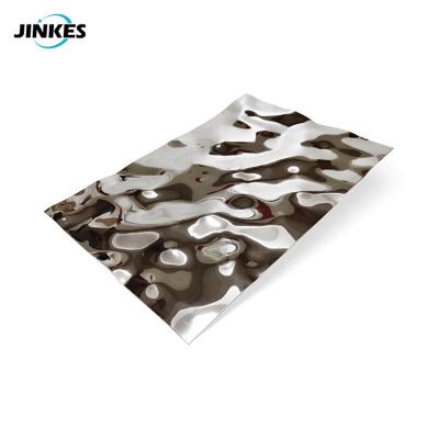 China High Quality 201/304/304L/316/316L/430 Stainless Steel Sheet 201 304 316 410 Mirror Gold Stainless Steel Sheet Water Ripple for sale