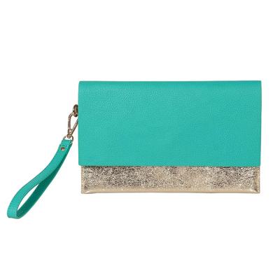 China High Quality Trendy Rectangular Fashion Dinner Evening Wristband Sparkle PU Ladies Clutch Bag for sale