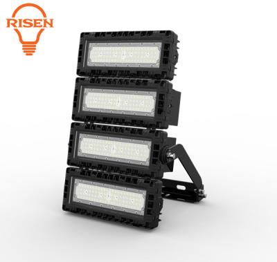 China Adjustable / Modualr Outdoor Led Tower Light 400W Design DLC Floodlight With Meanwell Driver for sale