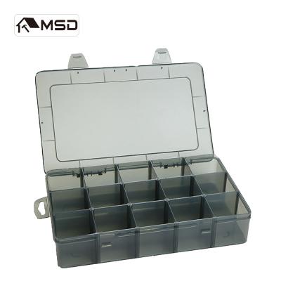 China MSD Grids Organizer Plastic Storage Container Watch Parts Container Watch Repair Tools Storage Case 10 /15 for sale