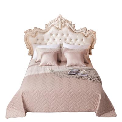 China Home Cotton Bedding Set Summer Quilted Comforter Bedspread Set for sale