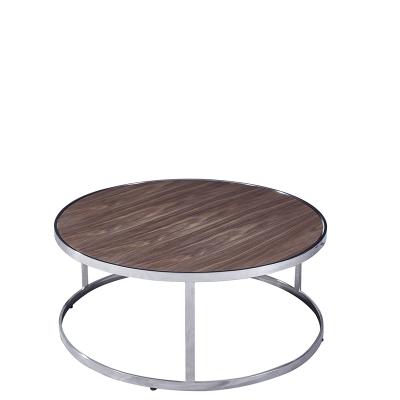 China Free Sample Modern MDF Round Lid Metal Modern Shape Swivel Extendable Glass Coffee Table for sale